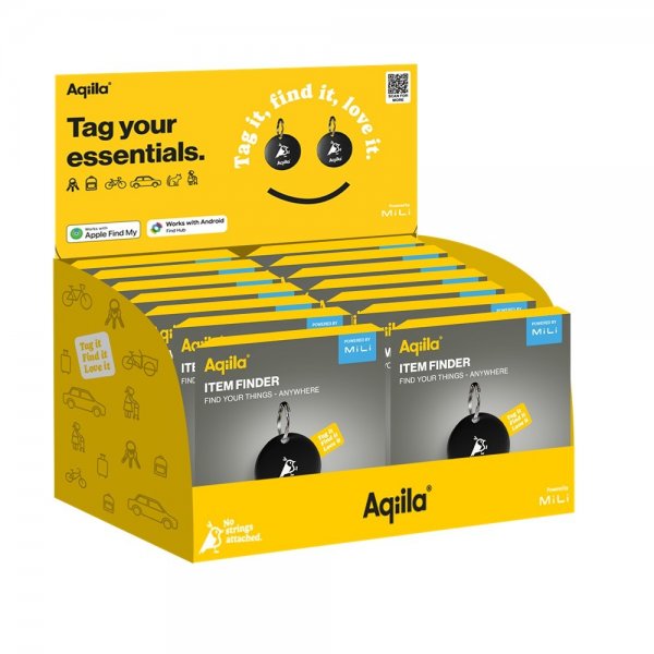 Aqiila Tracker Tagbird Key Ring 4-pakning