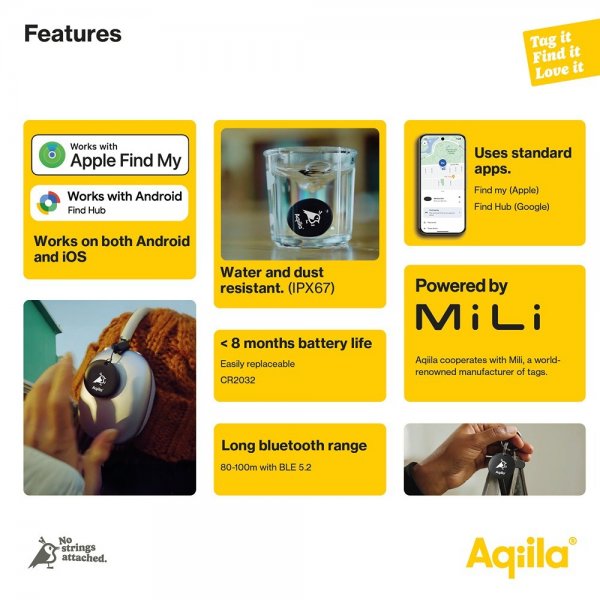 Aqiila Tracker Tagbird Bike Bell