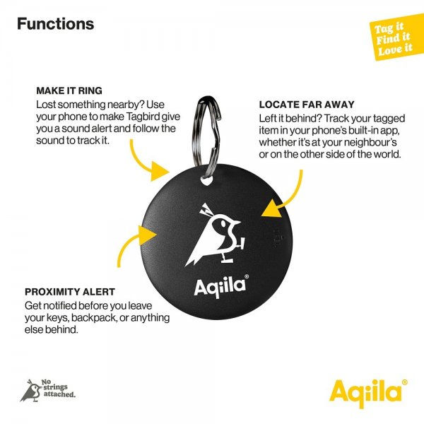 Aqiila Tracker Tagbird Bike Bell