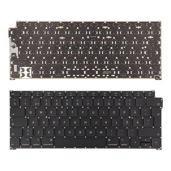 Tastatur Macbook Air 13" A1932 UK Sverige erstatning (Late 2018)