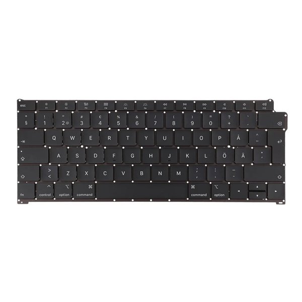 Tastatur Macbook Air 13" A1932 UK Sverige erstatning (Late 2018)