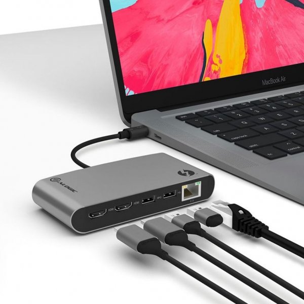 ALOGIC Dockningsstaion ThunderBolt 3 Dual HDMI 4K