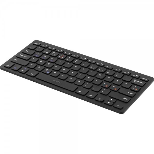 Deltaco Wireless Mini Keyboard Bluetooth Black