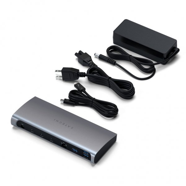 Satechi Thunderbolt 4 Dokk Romgrå