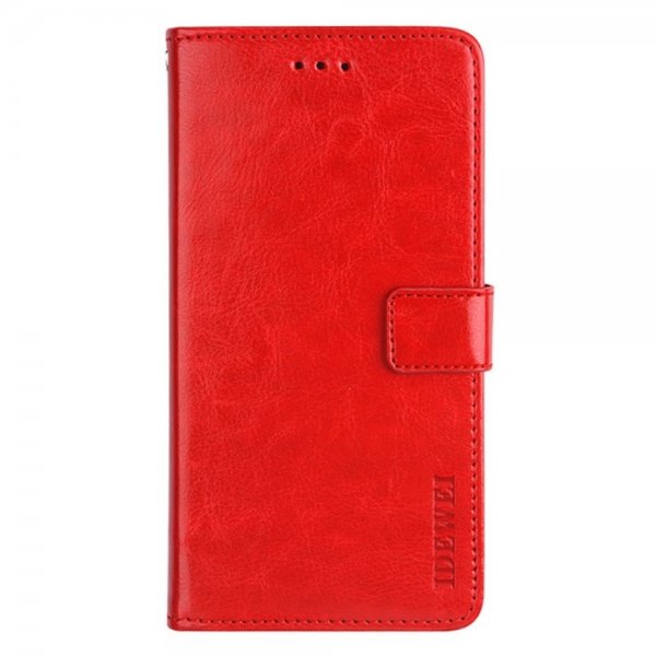 TCL 30E/30 SE/305/306 Etui Skinntekstur Rød