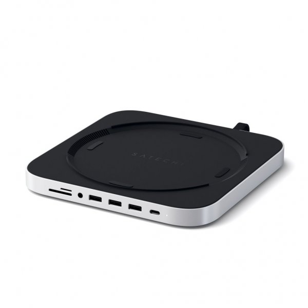 Satechi Type-C Aluminum Stand & Hub for Mac Mini Sølv