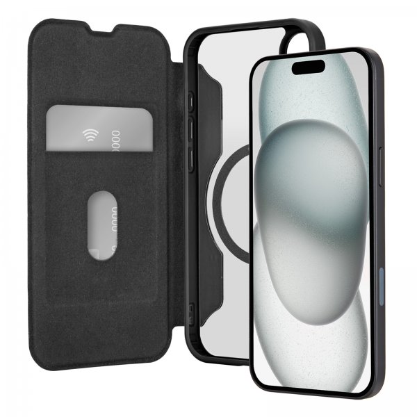 Puro iPhone 16 Etui Book Mag 2 Svart