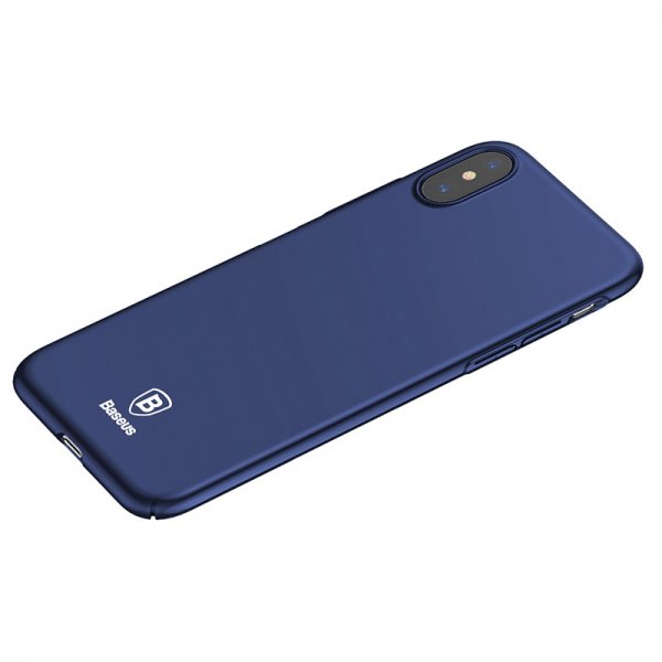 Baseus iPhone X/Xs Deksel Thin Case Blå