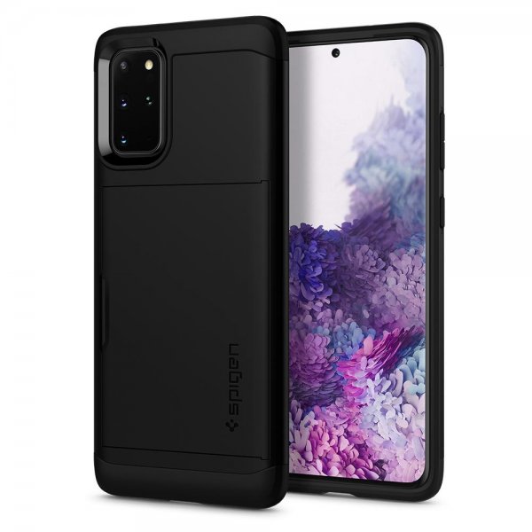 Spigen Samsung Galaxy S20 Plus Deksel Slim Armor CS Svart