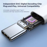 Joyroom Hodetelefoner EC05 USB-C Hvit