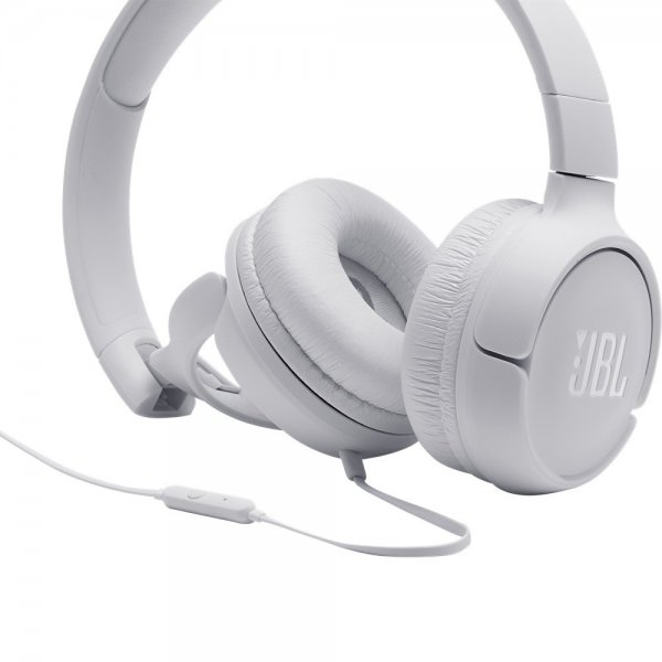 JBL Kablede Hodetelefoner Tune 500 Hvit