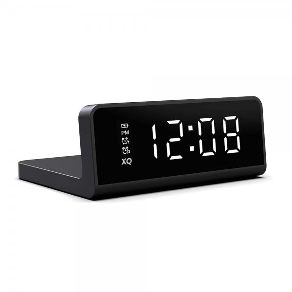 Xqisit Trådløs lader Alarm Clock with Wireless Charger