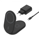 Belkin Trådløs lader BoostCharge 2-in-1 Foldable MagSafe Qi2 15W Svart