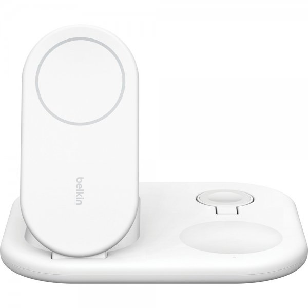 Belkin Trådløs lader BoostCharge 3-in-1 Foldable MagSafe Qi2 15W Hvit