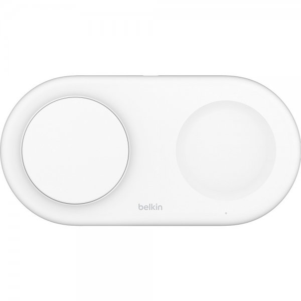 Belkin Trådløs lader BoostCharge Pro 2-in-1 MagSafe Qi2 15W Hvit