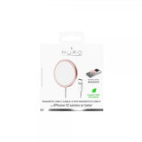 Puro Trådløs lader Magnetic USB-C Charging Cable MagSafe Rosa