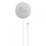 Deltaco Trådløs lader Magnetic Wireless Charger MagSafe Hvit
