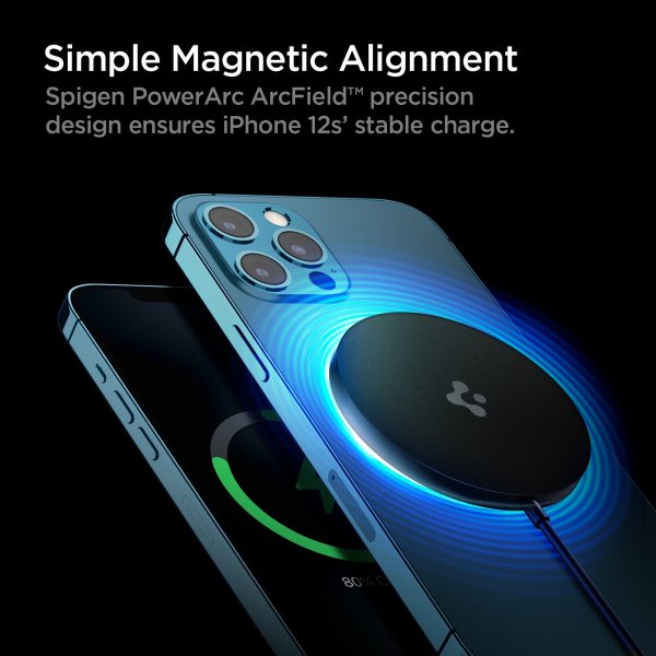 Spigen Trådløs lader MagSafe ArcField 7.5W Svart