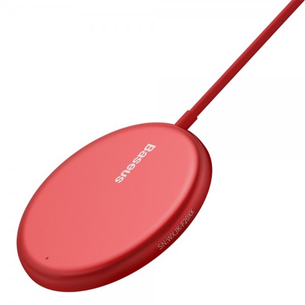 Baseus Trådløs lader MagSafe Simple Mini 15W Rød