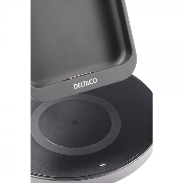 Deltaco Trådløs lader med detachable MagSafe Powerbank 3-in-1