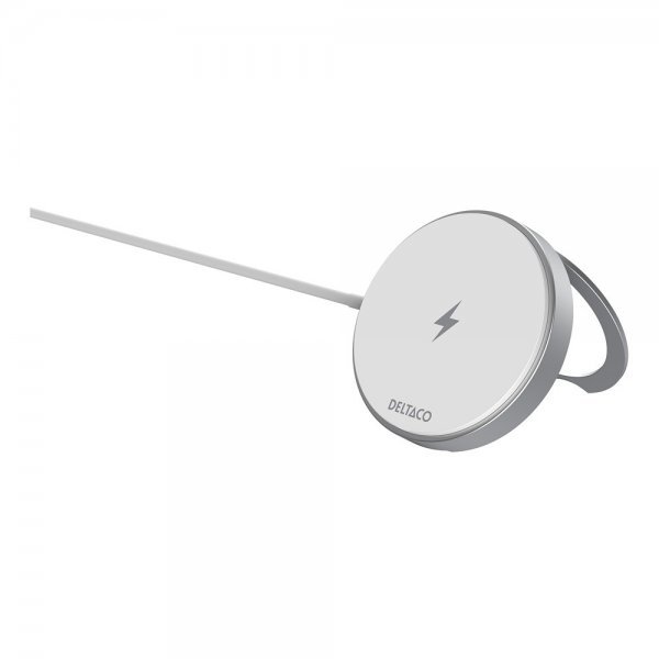 Deltaco Trådløs lader with Stand function 15W MagSafe