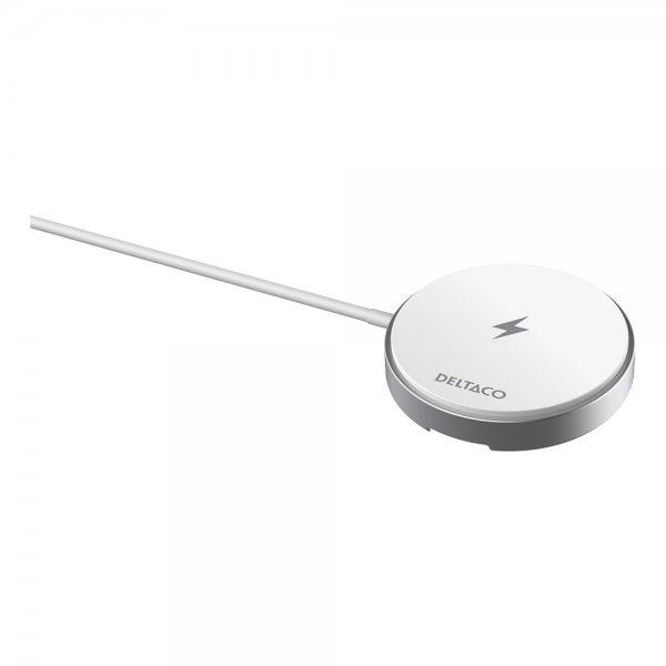 Deltaco Trådløs lader with Stand function 15W MagSafe