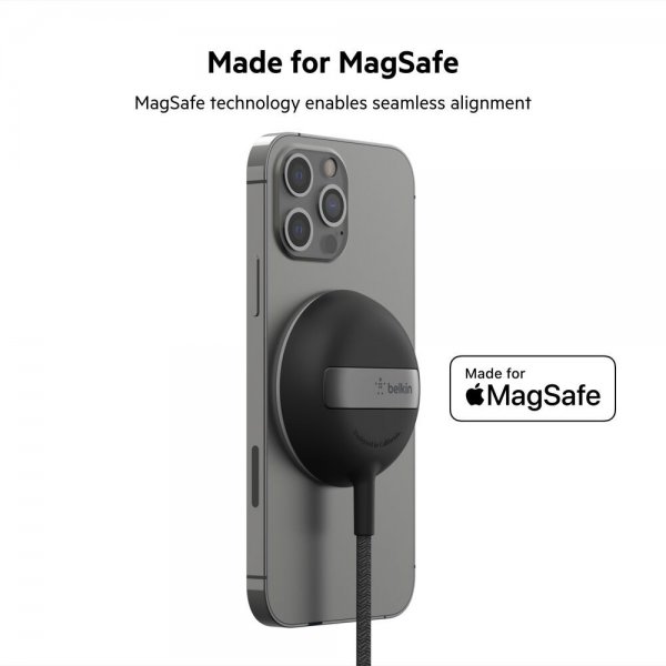 Belkin Trådløs lader Portable Wireless Charger Pad MagSafe 15W