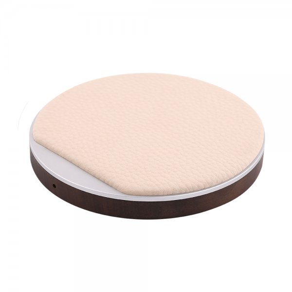 Xqisit Trådløs Lader PU-skinn 10W Beige