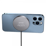 USAMS Trådlös Laddare US-CD183 Aluminium 15W MagSafe