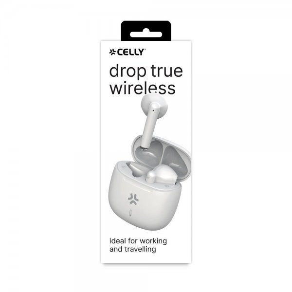 Celly Hodetelefoner BUZ2 True Wireless Hvit