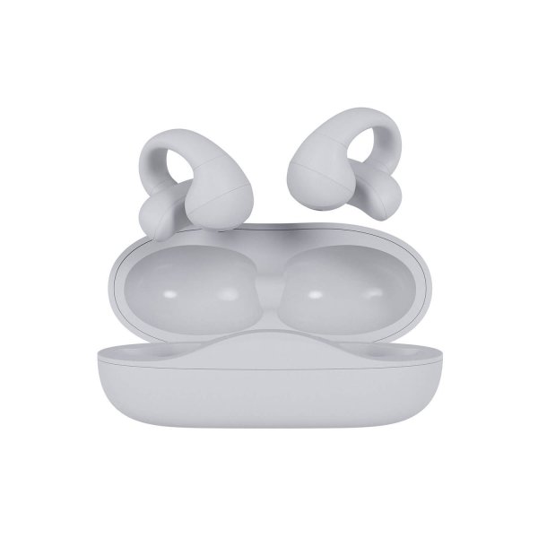 Happy Plugs Hodetelefoner Clip Open Ear Wireless Hvit