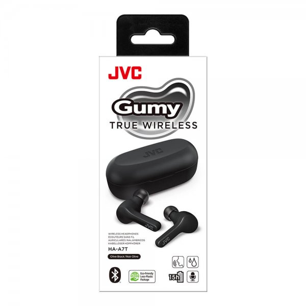 JVC Hodetelefoner Gumy True Wireless HA-A7T In-Ear Svart
