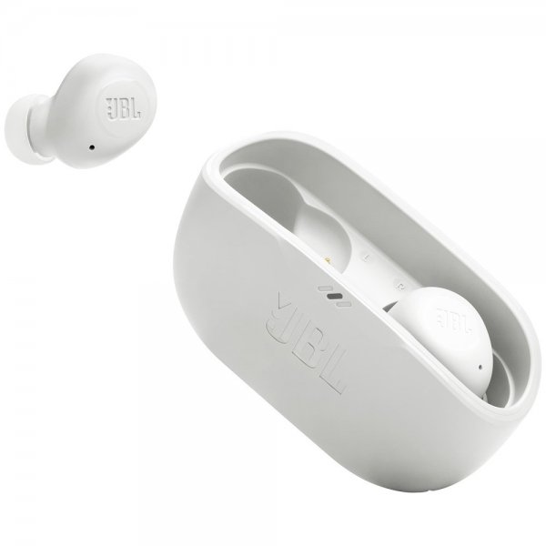 JBL Trådløse Hodetelefoner Wave Buds Hvit