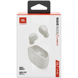 JBL Trådløse Hodetelefoner Wave Buds Hvit
