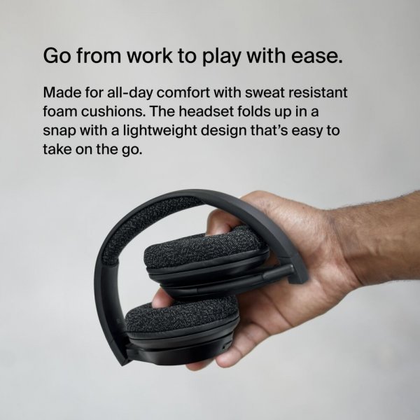 Belkin Trådløse Over-Ear Hodetelefoner SoundForm Adapt Svart
