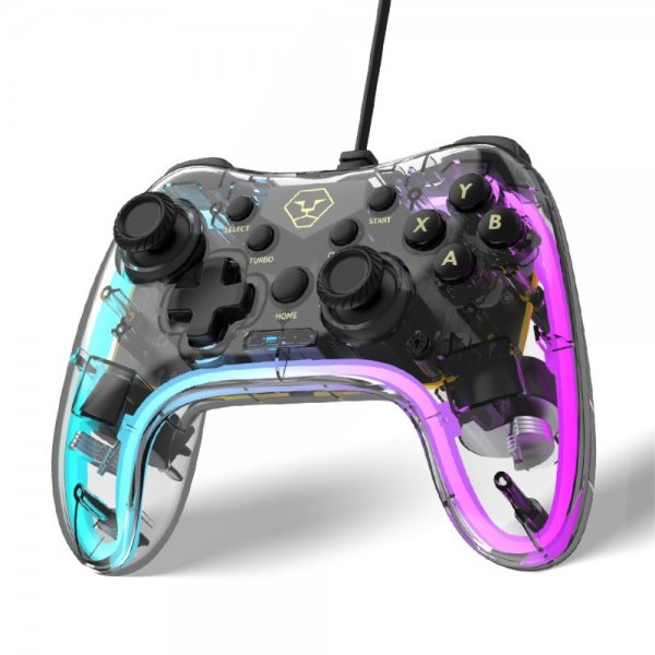 Aolion Gjennomsiktig spillkontroll Nintendo Switch/PC RGB