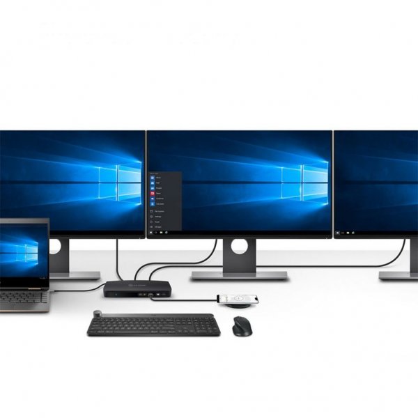 ALOGIC USB-C and USB 3.0 Triple Display Docking Station 4K & Power Delivery 80W