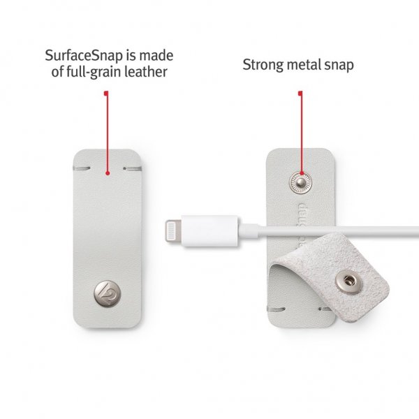Twelve South Kabelholder CableSnap Stay Dove Grey
