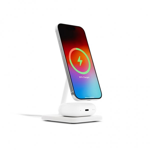 Twelve South Trådløs lader HiRise 2 Deluxe Qi2 MagSafe Hvit