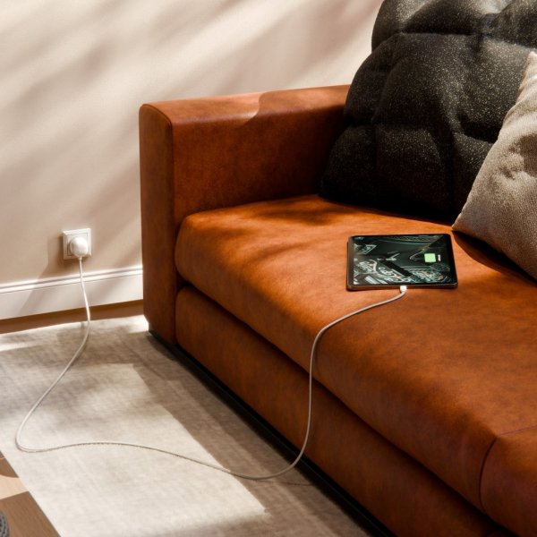 Twelve South PowerCord USB-C Lader 3 meter Dune