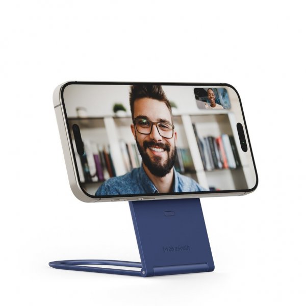 Twelve South Curve Nano MagSafe-mobilstativ Coastal Blue
