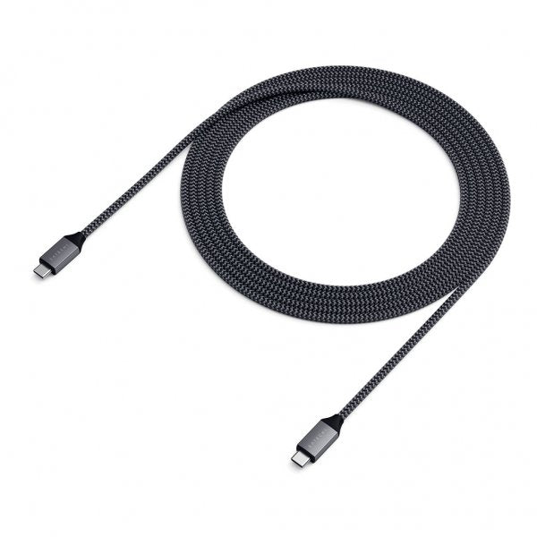 Satechi USB-C till USB-C Kabel 2m Grå