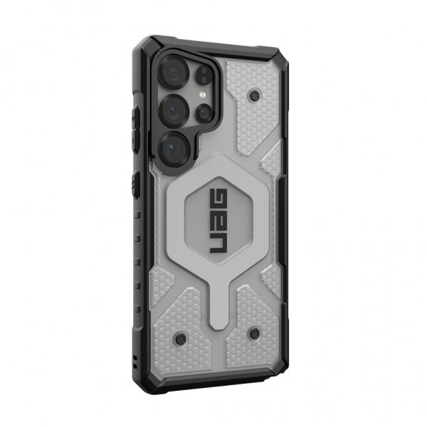 Urban Armor Gear (UAG) Samsung Galaxy S25 Ultra Deksel Pathfinder Clear MagSafe Ice/Silver