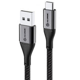 ALOGIC Ultra USB-A till USB-C Kabel 3A/480Mbps 30 cm Rymdgrå