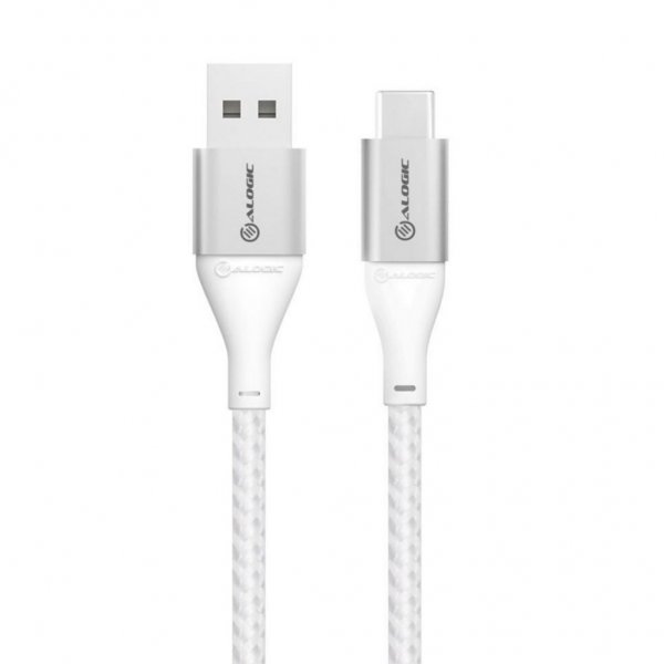 ALOGIC USB-C till USB-A Kabel 3A/480Mbps 30cm Sølv