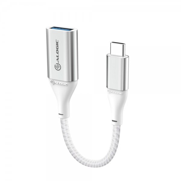 ALOGIC Ultra USB-C till USB-A Adapter 15 cm Silver