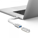 ALOGIC Ultra USB-C till USB-A Adapter 15 cm Silver