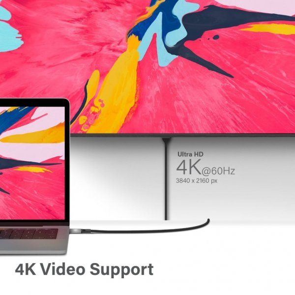 ALOGIC Ultra USB-C till HDMI Kabel 4K @60Hz 1 meter