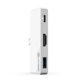 ALOGIC Ultra USB-C Dock NANO MINI - HDMI. USB. Audio + 60W PD Silver
