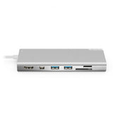 ALOGIC Ultra USB-C Dock PLUS - HDMI. MDP. USB. Ethernet. minneskortläsare och 100W PD Silver